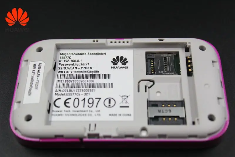 Разблокированный оригинальный Huawei E5577 Wi Fi Мобильный для тушеного мяса с LTE FDD 150