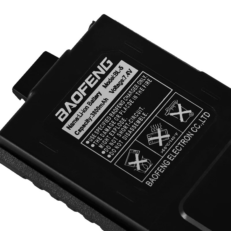 Baofeng портативная рация Батарея высокое Ёмкость 3800 mAh для двусторонней радиосвязи UV-5R UV-5RE UV5RE Батарея коробка Baofeng аксессуары Батарея