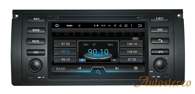 7 дюймов 4 ядра Android 7,1 автомобильный стерео gps навигации автомобиля DVD головное устройство для BMW M5 E39 E53 1995-2007 автомобильный стерео блок
