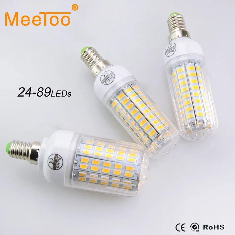 Высокая Мощность E14 5730SMD серия CFL10W-35 W Светодиодный прожектор 24-89Leds лампа больше яркости чем 2835/3014/5630/5050SMD1PCS