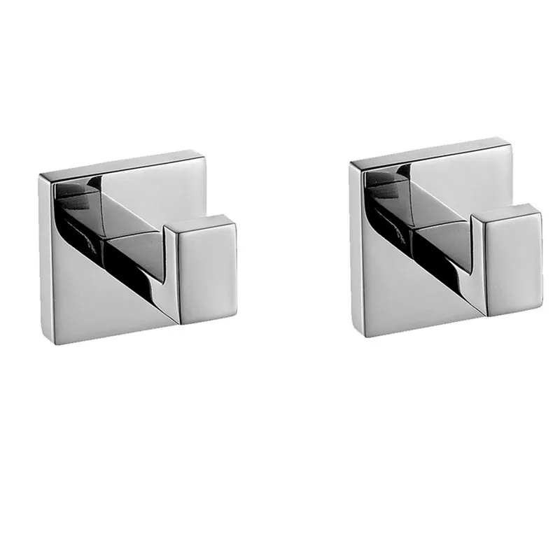 bagno sus 304 in acciaio inox accappatoio parete cromato appendiabiti 2 pacco accessori da bagno set