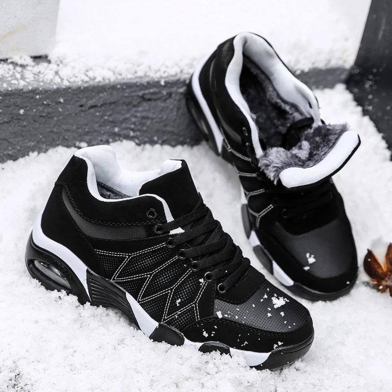 

Men Boots Comfortable High-top Casual Shoes Winter Brand Warm Boots Men's Outdoor High Quatily Walking Shoes Zapatillas Hombre