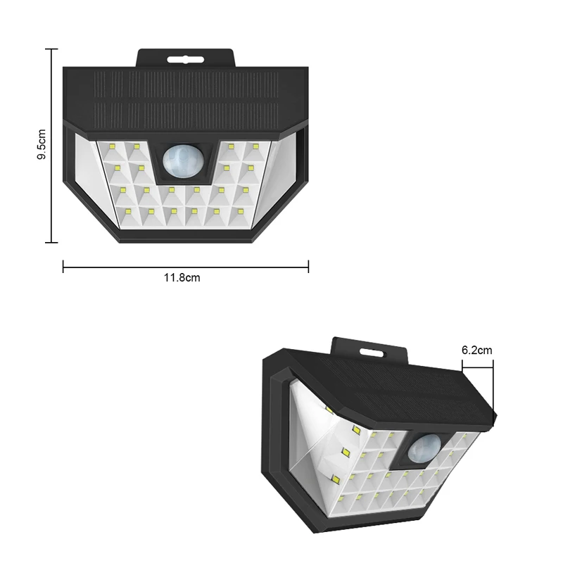 Солнечный СВЕТОДИОДНЫЙ светильник наружный менсор ночной безопасности настенный светильник 28 Led водонепроницаемый для стены подъездная дорожка внутренний двор сад