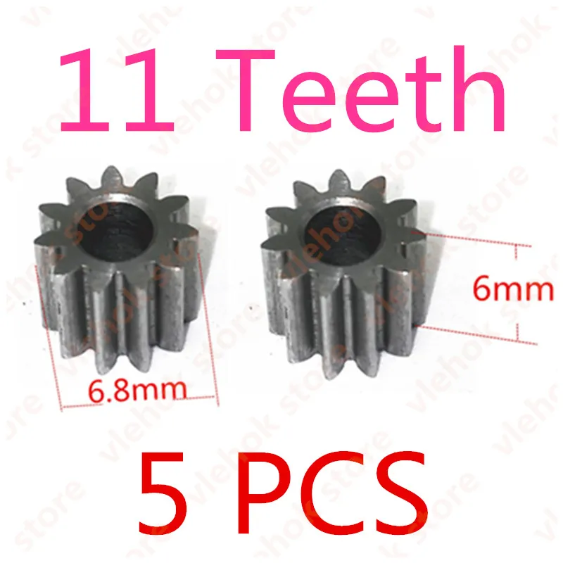 11Teeth 5PCS RS550 двигатель 9,6 в 10,8 в 12 В 14,4 В 16,8 в 18 в Замена для BOSCH DeWALT HITACHI MAKITA METABO Milwaukee Hilti Ryobi DEVON RS-550 - Цвет: 11Teeth 5PCS