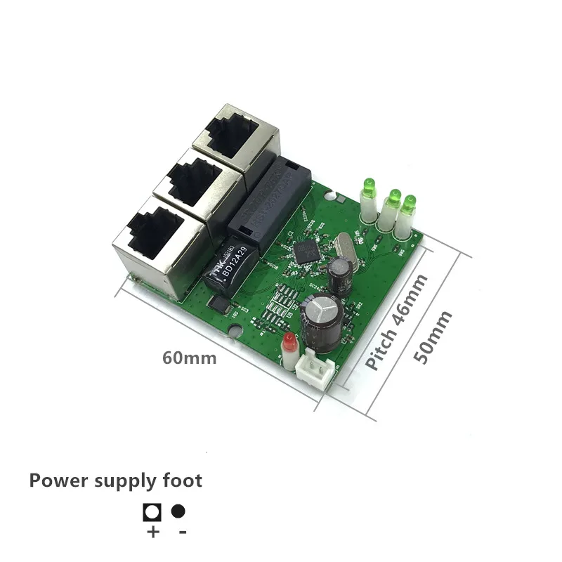 OEM Прямая поставка с завода mini fast 10 / 100 Мбит/с 3 портовая Ethernet сеть lan хаб