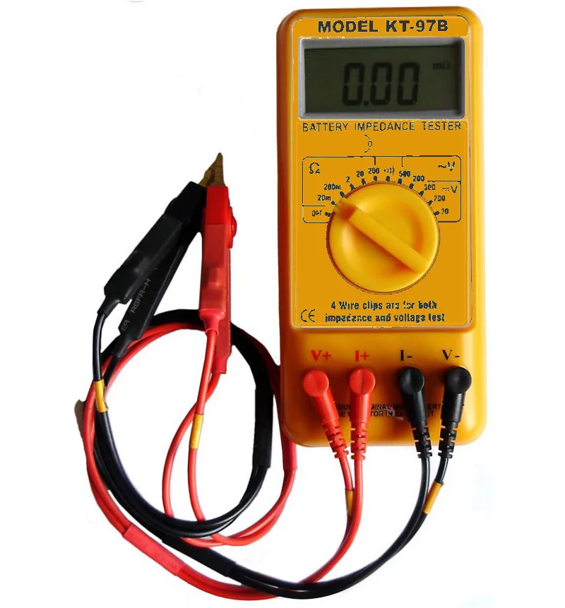 KT 97B тестер сопротивления батареи|battery impedance tester|battery impedancebattery tester |