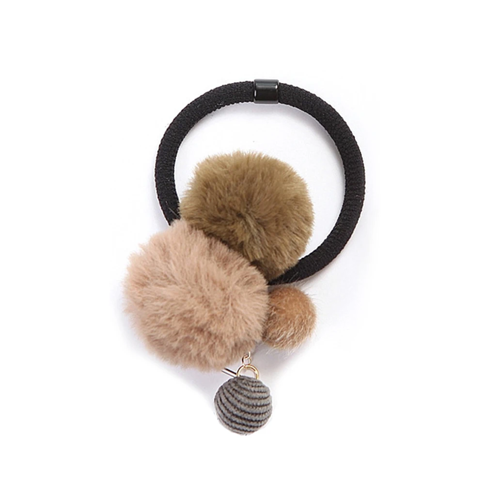 Girls Hair Accessories Colorful Pompon Elastic Hair Bands Rings Cute Creative Faux Fur Ball Hair Rope Lovely Rubber Scrunchies Girls Hair Accessories Colorful Pompon Elastic Hair Bands Rings Cute Creative Faux Fur Ball Hair Rope Lovely Rubber Scrunchies