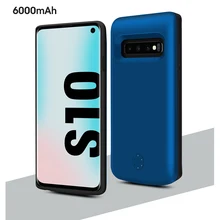 Для samsung Galaxy S10 S10 Plus чехол для аккумулятора 6000 мАч тонкий ТПУ внешний портативный внешний аккумулятор чехол для зарядного устройства для samsung S10e чехол