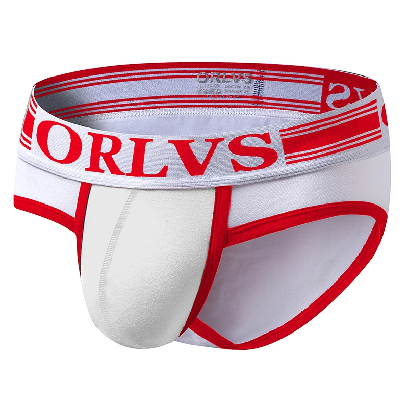 ORLVS сексуальное мужское нижнее белье Cueca Masculina Slip Мужское хлопковое бикини для