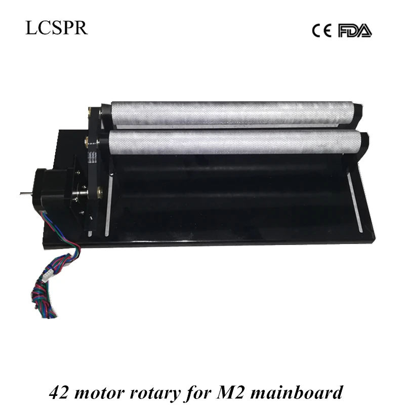 

Rotary axis/cylinder roller rotary tools engraving wine bottle or cup for 42 motor LIHUIYU M2 mainboard laser engraving machine