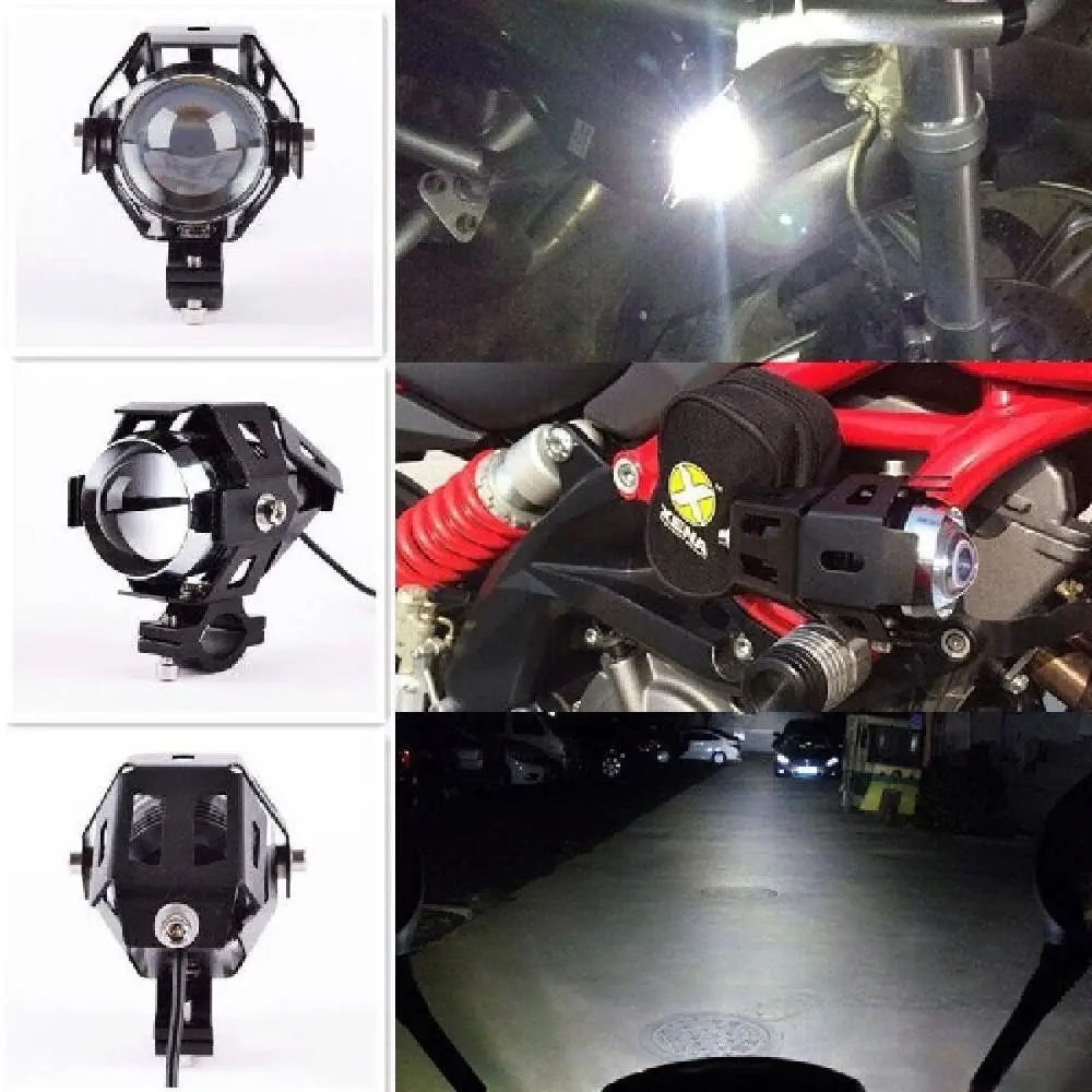 Partol Motocycle светодиодный светильник для вождения Hi lo луч мигающий Точечный 6000K 7000K