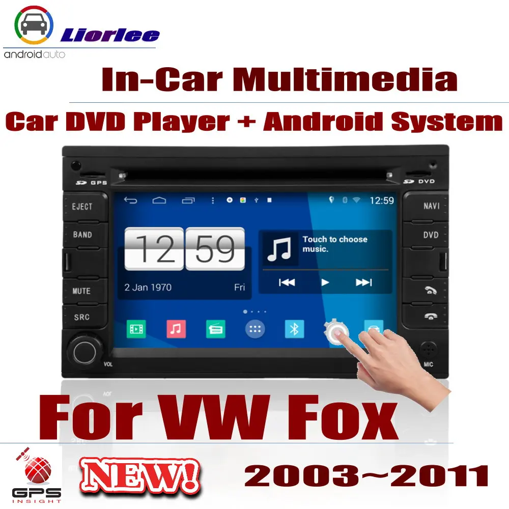 Для Volkswagen VW Fox 2003~ 2011 Автомобильный Android-навигатор навигация dvd-плеер радио стереоусилитель BT USB SD AUX wifi HD экран мультимедиа