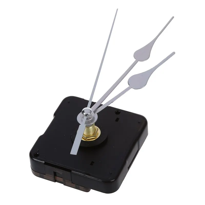 

Clock Movement Mechanism with Silver Hour Minute Second Hand DIY Tools Kit