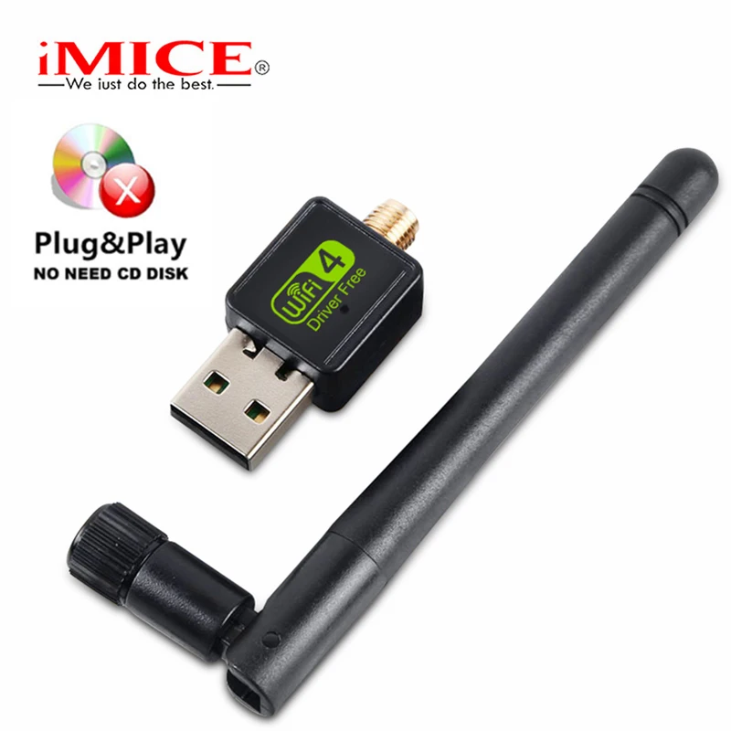 

Mini USB Wifi Adapter 150Mbps 2dB WiFi Antenna USB Wifi Receiver Wireless Network Card 802.11b/n/g High Speed Adaptador Wifi