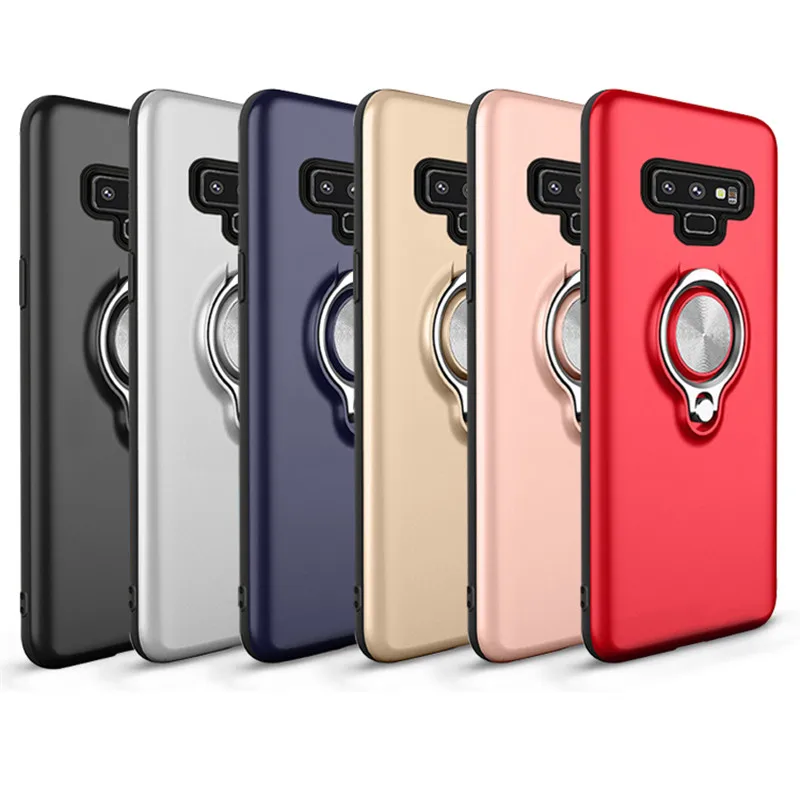 For Samsung s7edge G530 J2 J3 J5 J7 Prime J510 J710 Plus A5 A7 2018 J2PRO TPU Magnetic Car 360 Degree Ring Bracket Hard Case | Мобильные