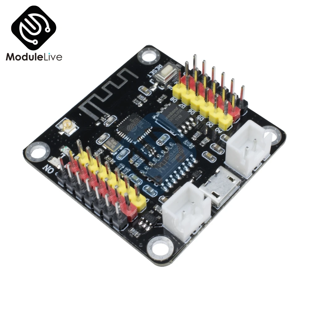 Беспроводной модуль CH340 ESP8266 CH340G Micro USB 5 В 3 Wi Fi 32 бит|Детали и аксессуары для