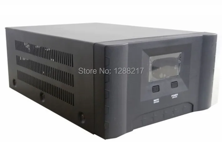 UPS 500W 12 W/24VDC до 220/110VAC В переменного тока, 50/60 Гц солнечная сетка от инвертора с немодулированным синусоидальным сигналом и низким преобразователь частоты с ЖК-дисплей Дисплей