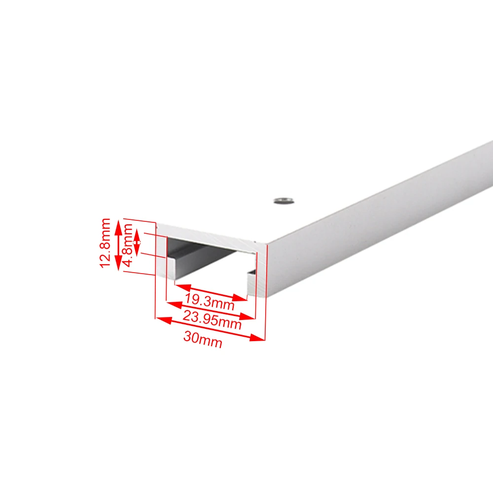 T трек слот слайд плиты для t-образный дорожка приспособление слот фрезерный станок деревообрабатывающий инструмент 300/400/500/600 мм