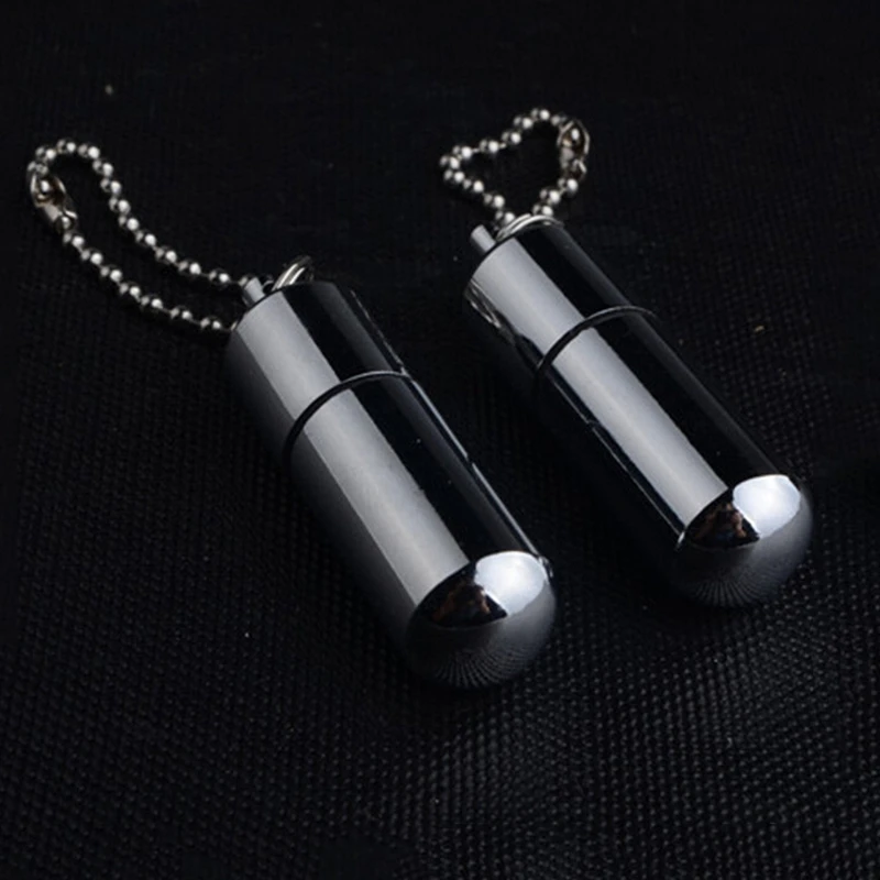 

Mini Cigarette Lighter Waterproof Portable Kerosene Oil Cigarette Ignition Tool Pendant Birthday Gift For Smokers Without Gas