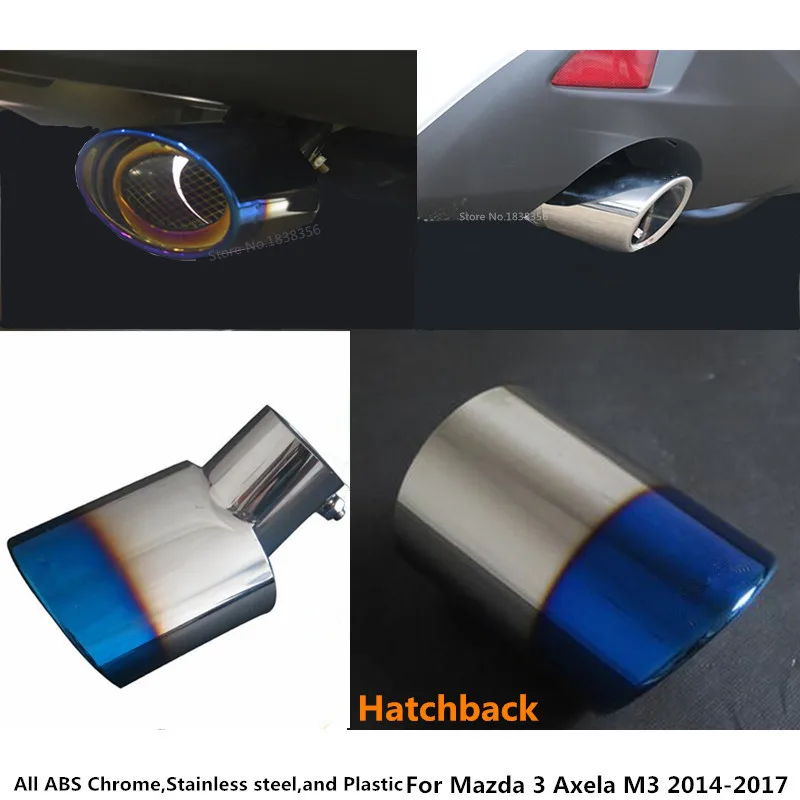 Выхлопная труба для Mazda 3 Axela M3 2014 2015 2016 2017 2018 2019 выхлопная из нержавеющей