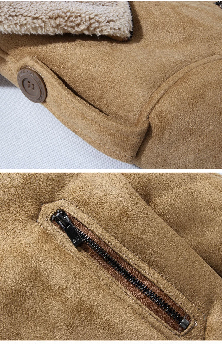2018 Бесплатная доставка Для Мужчин's На зимнем меху куртка Модные утепленные теплая верхняя одежда из искусственной кожи Кожаные куртки