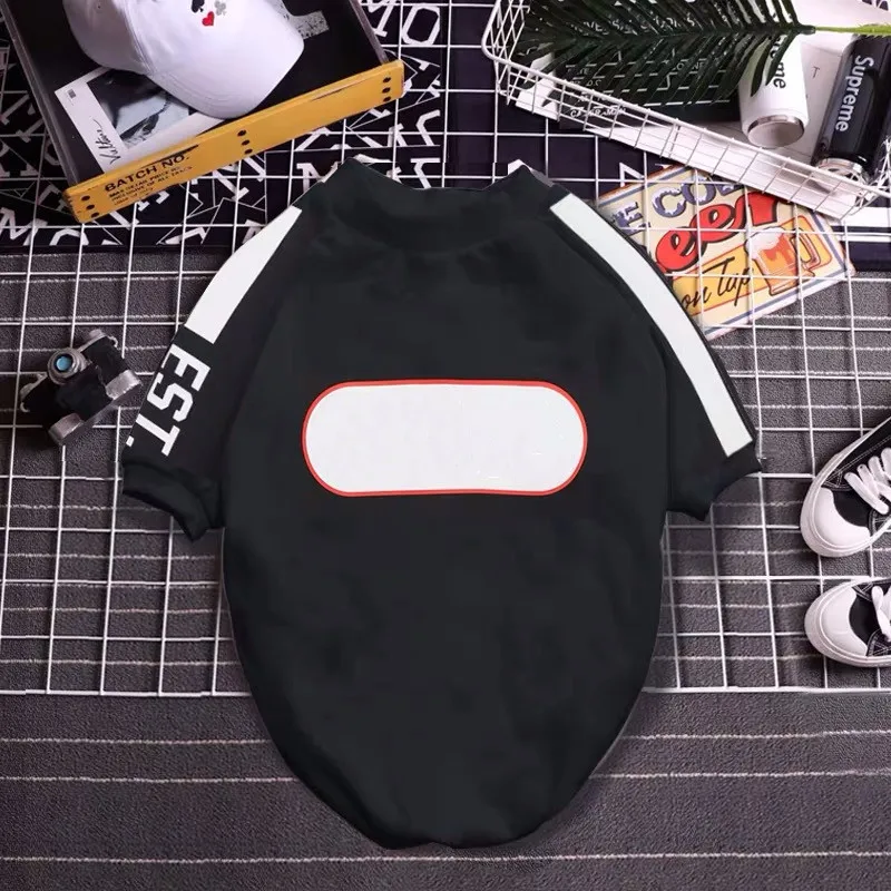 Tide Brand Dog Summer T-shirt Vest for Small Medium Dogs French Bulldog Yorkshire Teddy Pug Pet Clothes Puppy Costume GDC01