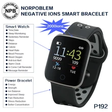 Noproblem умный силиконовый браслет, кровяное давление, пульсометр, спортивный шагомер, фитнес-трекер, турмалин, отрицательный ионный браслет