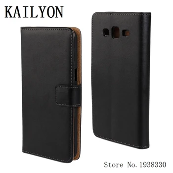 

KAILYON Luxury Genuine Leather Case Cover For Samsung Galaxy Grand 2 Duos G7102 G7106 G7108 G7109 Wallet Flip Bag With Stand Car