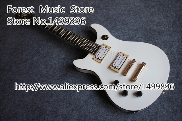 Cheap The Tak Matsumoto Signature Doublecut White Left Handed LP Electric Guitar For Asia Most Acclaimed Guitarist