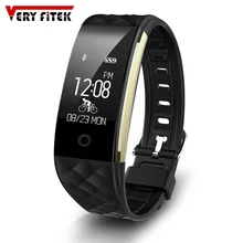 Смарт-браслеты S2 Bluetooth smart Сердечного ритма Мониторы Водонепроницаемый Спорт SmartBand браслет для Android IOS трекер