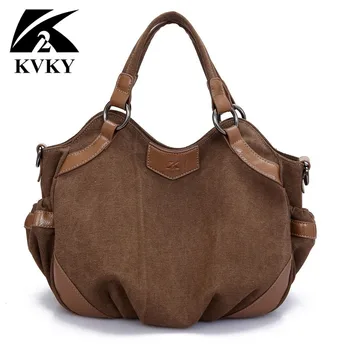 

KVKY New Small Hot sale high qualtiy canvas women bags shoulder handbags ladies small messenger bag casual crossbody bag