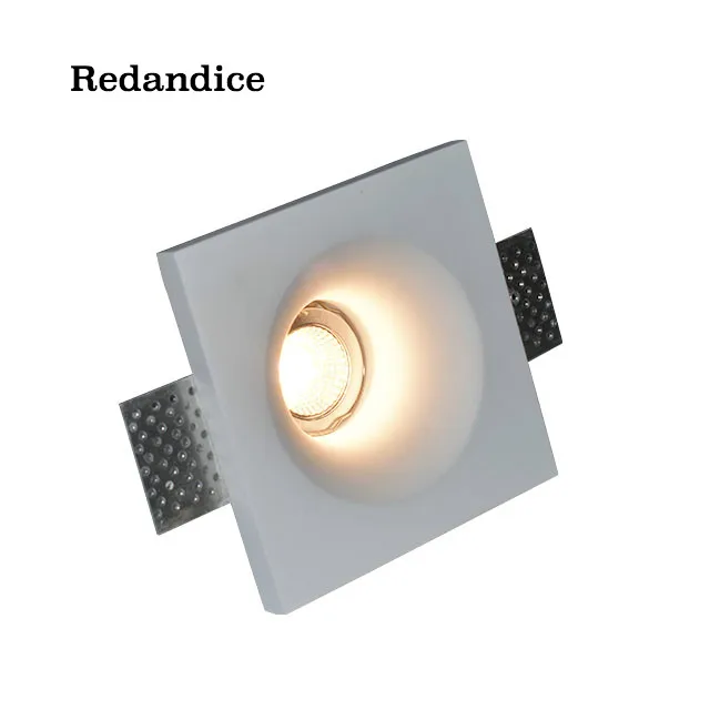 Redandice trimless вниз свет светодиодный прожектор 5 Вт GU10 220 В lampu штукатурка утопленные