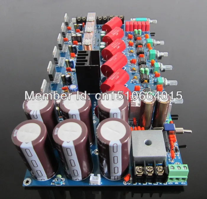 Diy комплект 5 1 hifi плата Плата усилителя с предусилителем tda7293 сабвуфер защитой