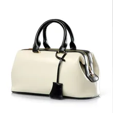 Vintage Fashion Classic Doctor bag Genuine leather bag Famous Brand designer women handbags High quality ladies