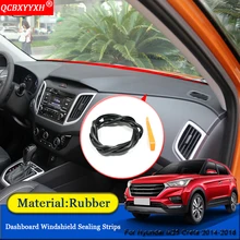 Автомобильный-Стайлинг, анти-звуконепроницаемые не пропускающие шума, Пылезащитная Автомобильная приборная панель, уплотнительные полоски, аксессуары для hyundai ix25 Creta