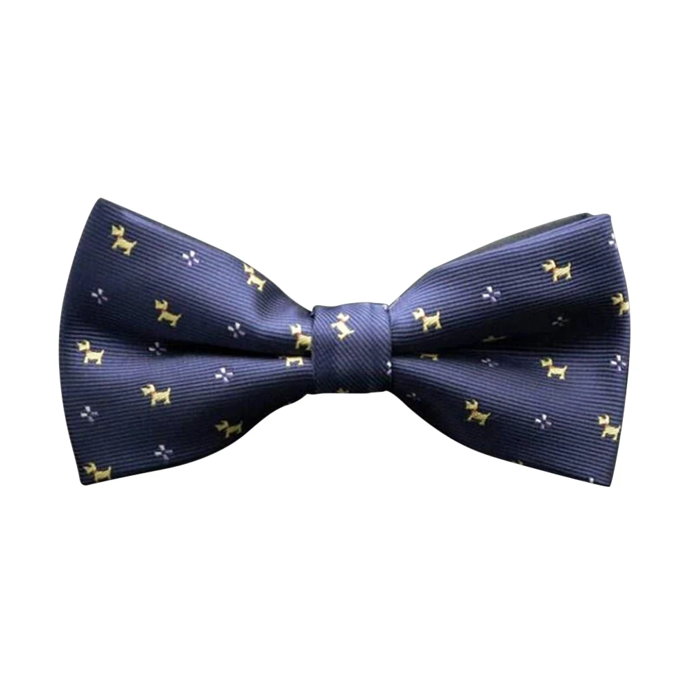 Mens Classic Pre-tied Formal Casual Adjustable Length Jacquard Fabric Tuxedo Bowtie Ties