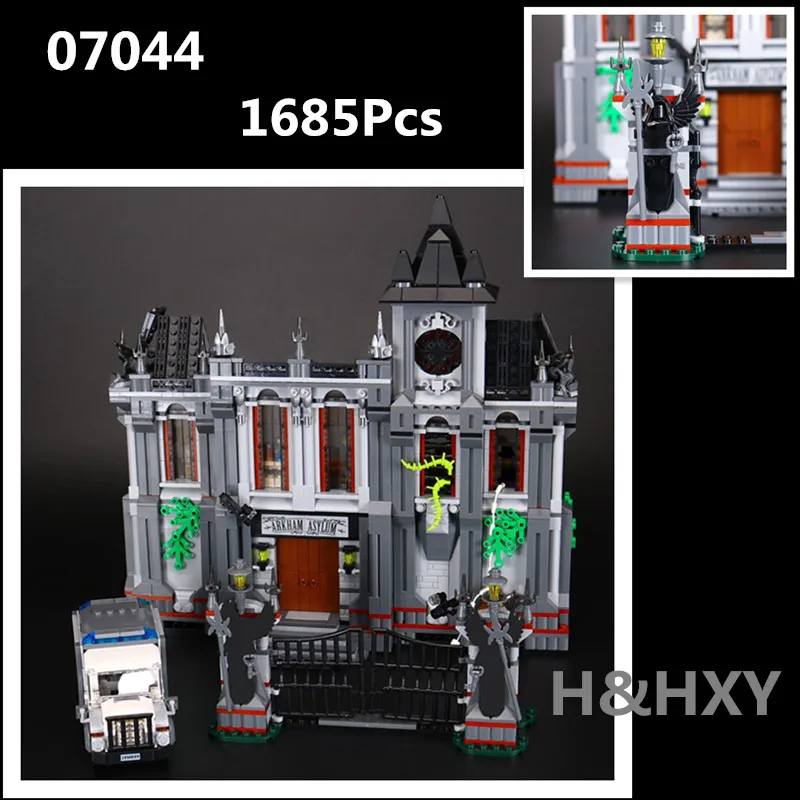 

IN STOCK H&HXY 07044 1685Pcs Super Hero Series The Batman Asylums Set LEPIN Building Blocks Bricks Toys Model Gift 10937