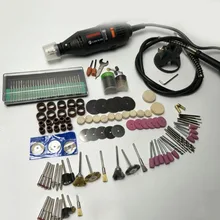 Портативные электрические инструменты 220 В univrersal зажимной мини-патрон и щит Dremel вращающиеся инструменты для сверла 3000 до 4000 US EU