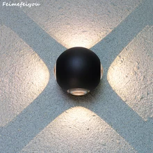 lampada led waterproof indoor outdoor Led Wall Lamp Aluminum Adjustable Surface Mounted Cube Garden Porch Light with led driver