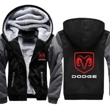 Мужские толстовки с капюшоном Dodge Car, куртка с принтом логотипа, мужская толстовка с капюшоном, модная зимняя теплая флисовая хлопковая куртка на молнии, мужские спортивные костюмы