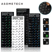 100pcs Keyboard Sticker Russian/English/French Keypad Sticker PVC Matte/Glossy Alphabet Layout Notebook Laptop PC Desktop Decal 100pcs Keyboard Sticker Russian/English/French Keypad Sticker PVC Matte/Glossy Alphabet Layout Notebook Laptop PC Desktop Decal