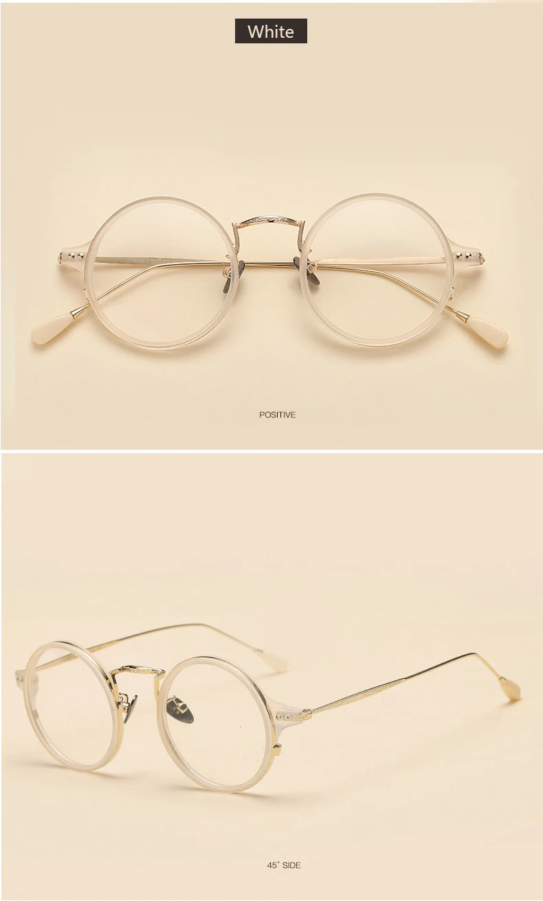 Ретро Круглые очки, оправа, классические, для женщин и мужчин, близорукость, оптическая оправа, элегантные, прозрачные линзы, очки, Ретро стиль, повседневные оправы для очков