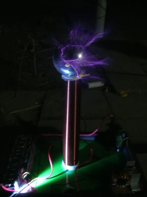 DC 12V PLLSSTC phase locked loop solid state Tesla Coil tesla coil