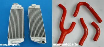 

aluminum radiator& RED hose for KTM 250/300/380 EXC/MXC/SX 1998-2003 1999 2000 2001