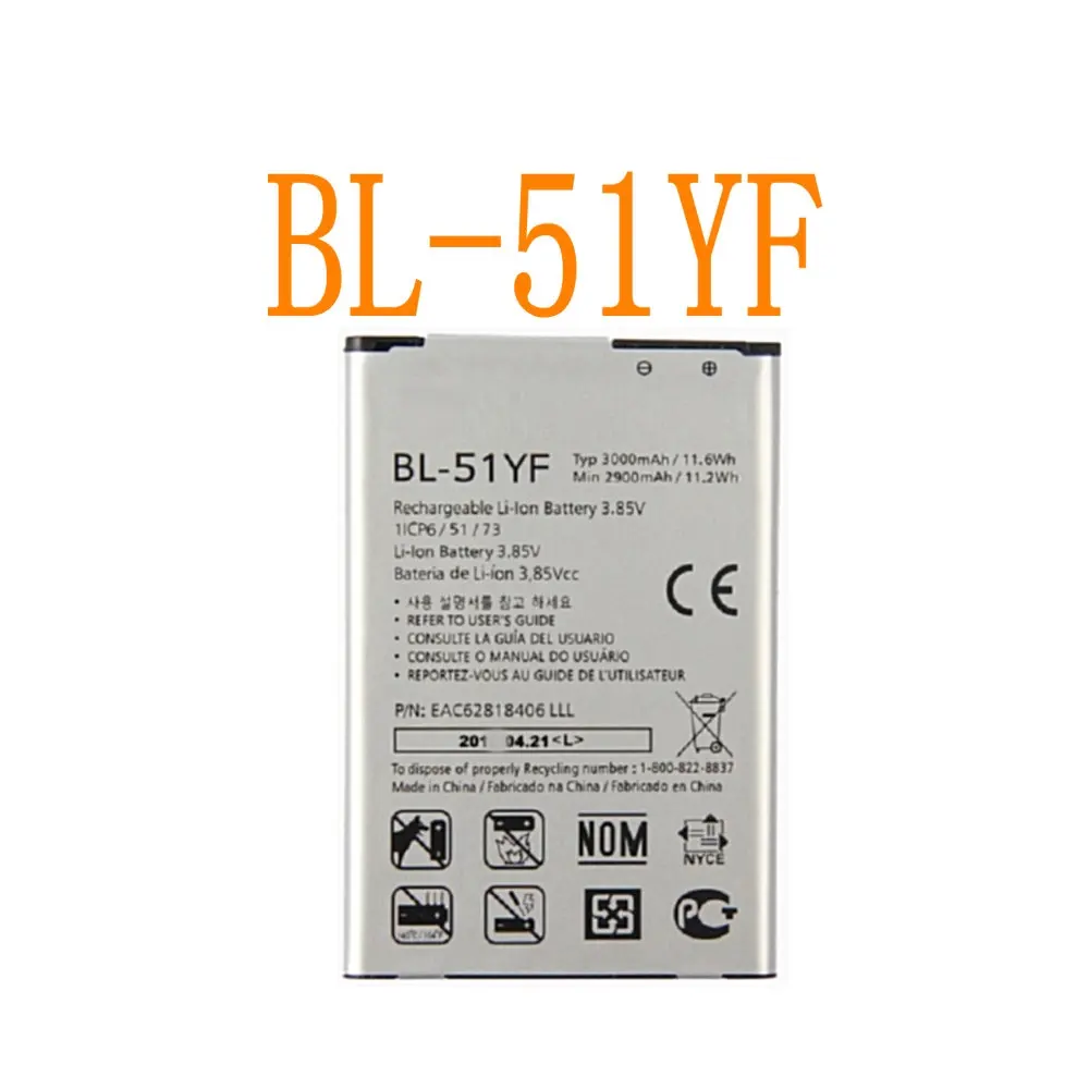 BL-51YF 3000 мА/ч, замена Батарея внутренний Батарея для LG G4 H815 H818 H810 VS999 F500