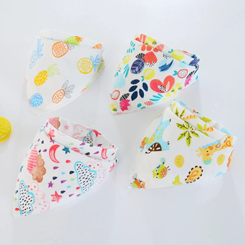 Fashion Baby Bibs bandana bib Burp Cloth Print Pattern Cotton Toddler Baby Waterproof Saliva bib Meal baby stuff Accessories