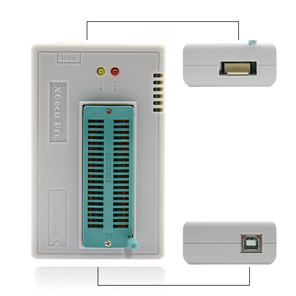 Новейший minipro TL866II плюс USB Универсальный программатор+ 10 элементов IC Адаптеры высокая скорость руководство на английском языке