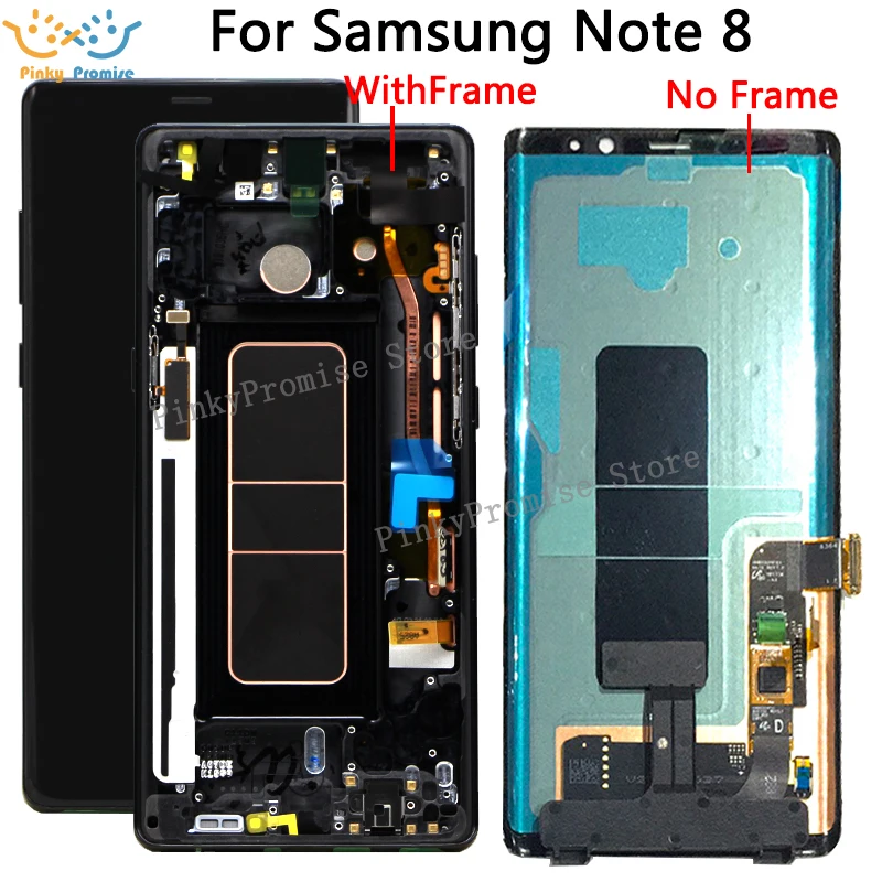 

Black Gold Purple Blue 6.3'' Replacement LCD for SAMSUNG GALAXY Note 8 Note8 Display Touch Screen Digitizer Assembly