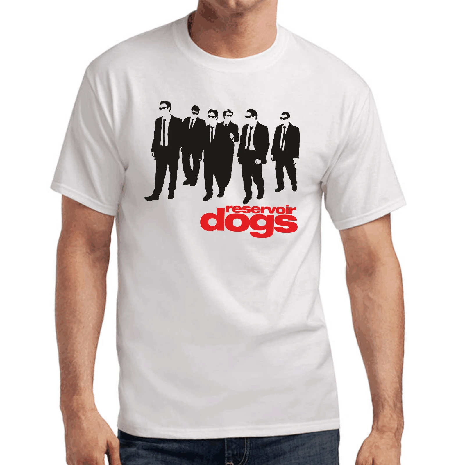 

Reservoir Dogs Quentin Tarantino Kult Movie Retro Fan Fanshirt Stencil T-Shirt Men Summer Short Sleeves T Shirt