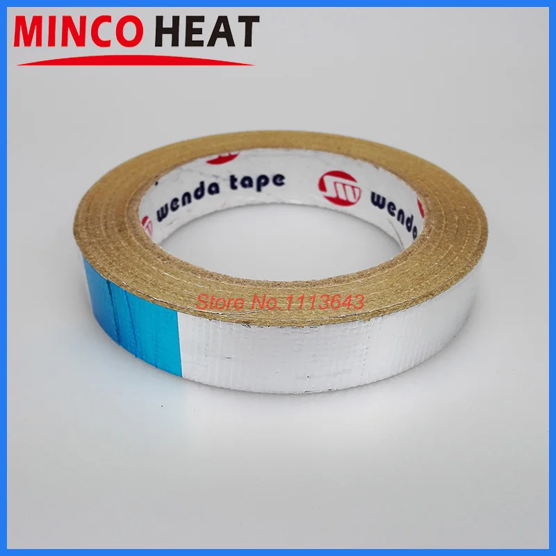 

20mm * 17 Stretch Resistance meters Heat resistant Glass fiber tape thermal tape for fixing heating cable